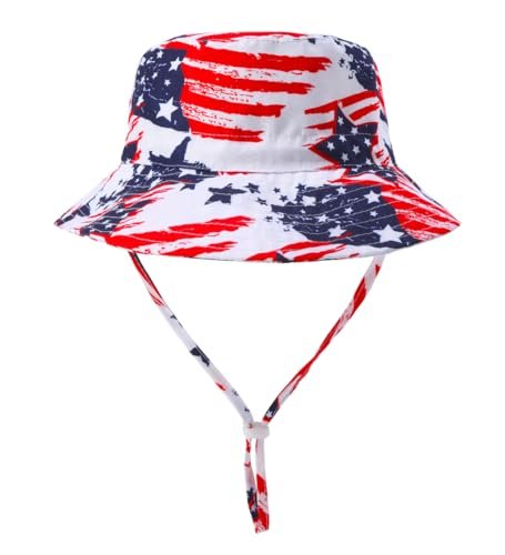 Toddler and Baby Boys' 3-Piece Swimsuit Trunk, Long Sleeve Rashguard Bathing Suit with Hat Set