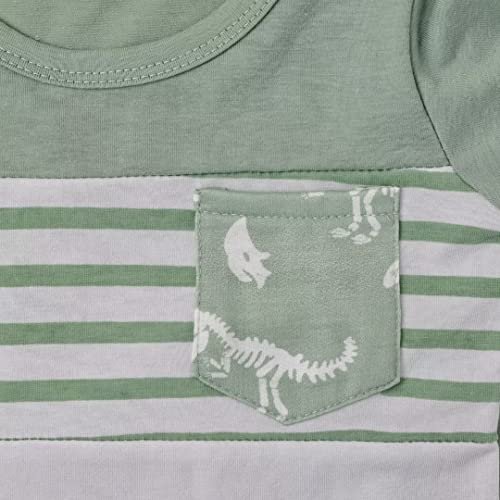 Toddler Baby Boy Clothes Boys Summer Outfits Short Sleeve Dinosaur T-Shirt & Shorts Set 2Pcs
