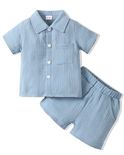 Toddler Baby Boy Clothes Summer Outfits Cotton Short Sleeve T-Shirt Dinosaurs Shorts Set Boy Clothes Outfits Set