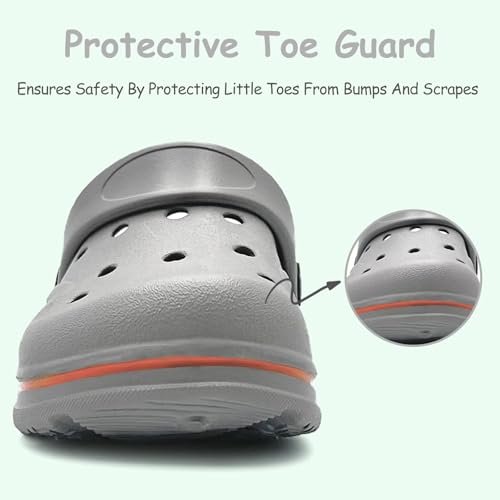Toddler Girls Boys Clogs Classic Garden Shower Beach Pool Swim Slip on Sandals Slides Children Kid Cute Water Shoes