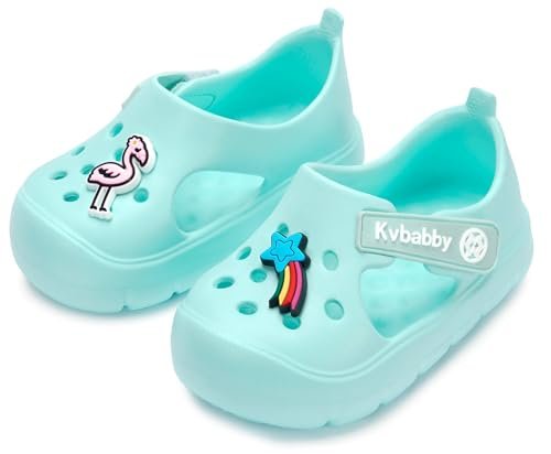 Toddler Kids Garden Clogs Girls Boys Slip On Shoes Baby Cute Summer Water Sandals Infant Lightweight Beach Pool Shoes Indoor Outdoor