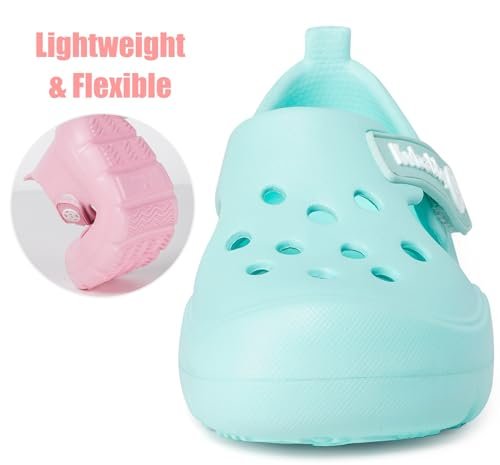 Toddler Kids Garden Clogs Girls Boys Slip On Shoes Baby Cute Summer Water Sandals Infant Lightweight Beach Pool Shoes Indoor Outdoor