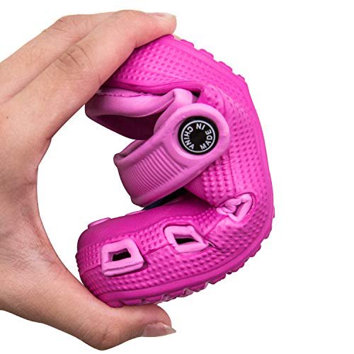 Toddler Little Kids Clogs Slip On Girls Boys Garden Clogs Summer Non-Slip Lightweight Slide Sandals Shoes Pool Shower Beach Slippers