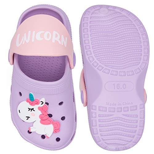 Toddler Little Kids Clogs Slippers Sandals, Non-Slip Girls Boys Clogs Slide Lightweight Garden Shoes Slip-on Beach Pool Shower Slippers