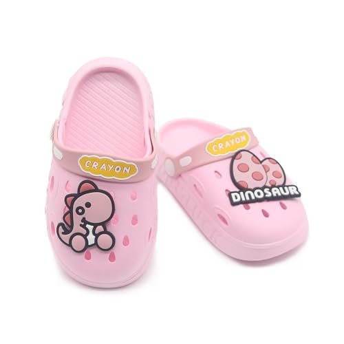 Toddler Shoes 0-15 yrs Girls Boys Clogs Baby Girl Sandals Baby Boy Sandals Garden Shoes Dinosaur Cartoon Slides Slip-Resistance Beach Slipper Toddler Little Kid Big Kid