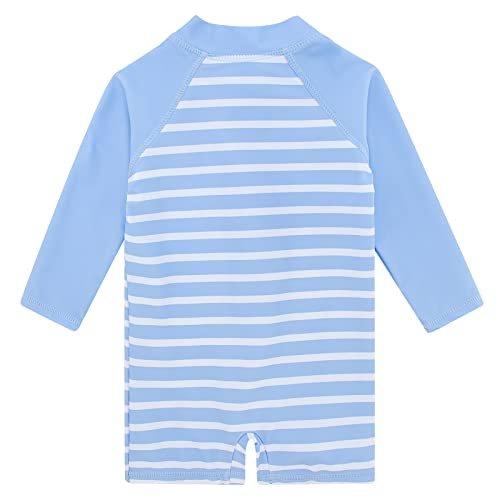 uideazone Baby Toddler Boys Zipper Rash Guard Swimsuit UPF 50+ One Piece Beach Swimwear Bathing Suits 3-36 Months