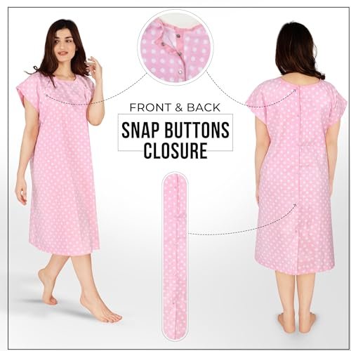 Utopia Care Women's Hospital Gown Soft Comfortable and Stylish Patient Gown