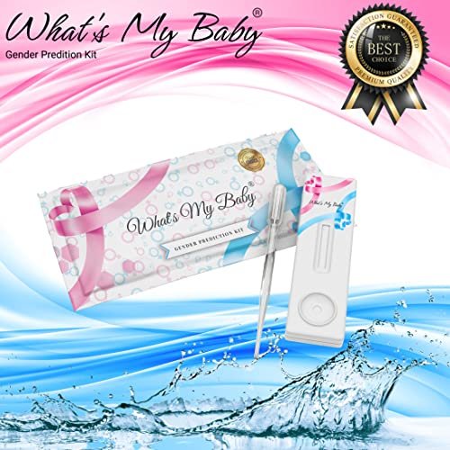 Whats My Baby® Gender Prediction Test - Reveal if Your Baby is a Girl or Boy from 5 Weeks - Instant Results - Early Pregnancy Test Kit