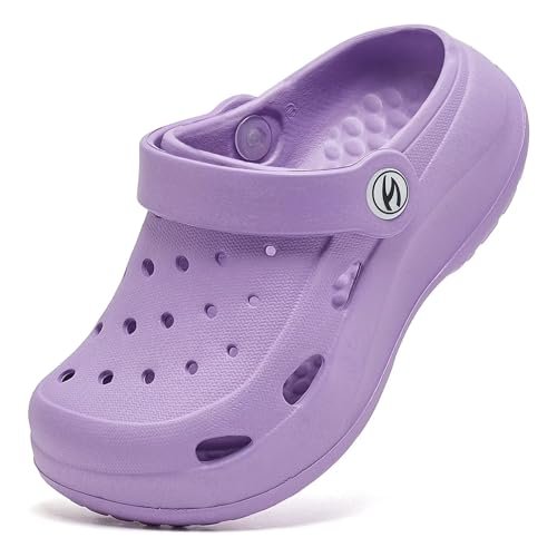 WOUEOI Boys Girls Garden Shoes Toddler Cartoon Slides Sandals Kids Clogs