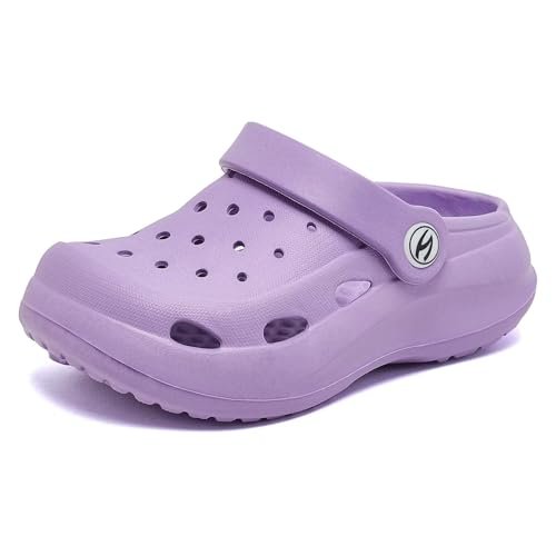 WOUEOI Boys Girls Garden Shoes Toddler Cartoon Slides Sandals Kids Clogs
