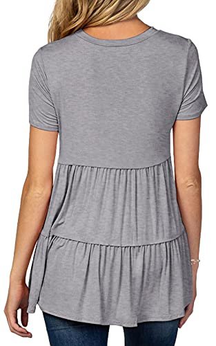 Xpenyo Womens Maternity Tops Long Sleeves Casual Pregnancy Tunic Shirts 2024 Fall Fashion Crew Neck Pregnant Dressy Blouses