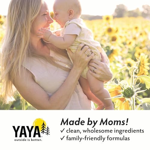 YAYA ORGANICS Baby Bug Ban Spray + Wipe Bundle - All-Natural Repellent Made with Essential Oils for Babies, Little Kids and Sensitive Skin (4 Ounce Spray + 12-Pack Wipe)